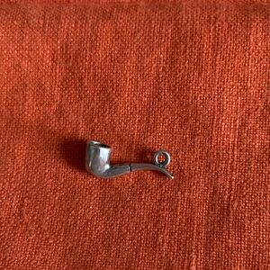 Vintage Sterling Silver Pipe Charm